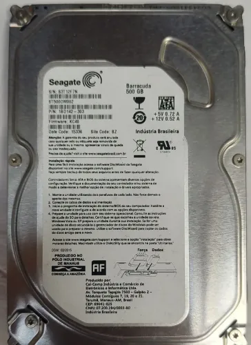 HD Seagate 500 GB