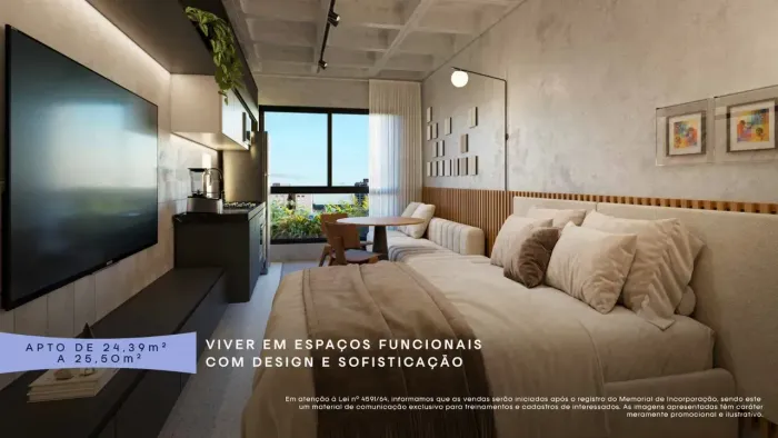 Conheça o novo Millenium Urban Home, studios em Boa Viagem | 24m² a 50m² | Ideal para Inve