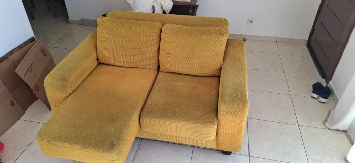 Sofá 2 lugares e retrátil