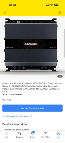 Módulo amplificador 