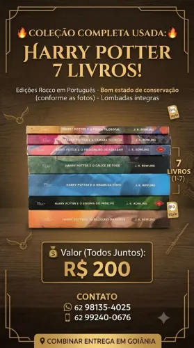 Coleção Completa Harry Potter - 7 Livros (Editora Rocco)