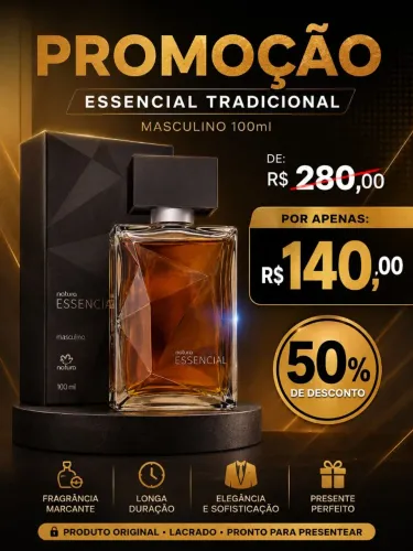 Perfume Essencial Tradicional Masculino 