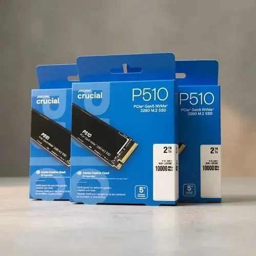 Ssd Crucial P510 M.2 2280 De 1tb Interface Pcie 5.0 X4 Preto