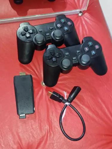 Game Stick Lite 4K (2 Controles + Receptor) - Para Reposição ou Uso de Peças