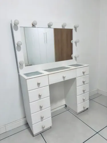 Escrivaninha penteadeira camarim branca