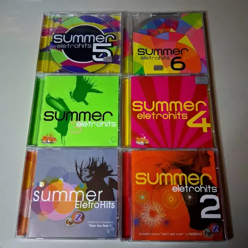 CD Summer Eletrohits Volume 1 ao 10 + 2015 e 2016 Original