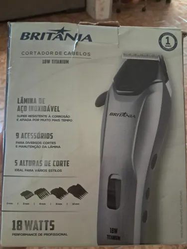Cortador de cabelo Britânia Titanium