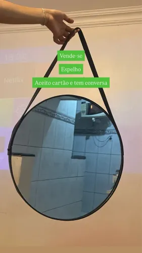 Espelho redondo urgência