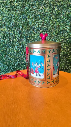 Balde pipoca Natal Disney