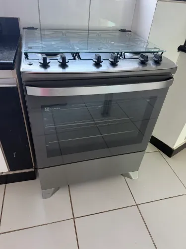 Fogão 5 bocas Electrolux Cinza