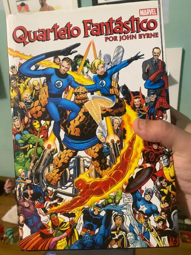 Omnibus Quarteto Fantástico fase John Byrne e Epic Colection Simonson 