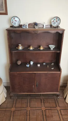 Armário Estante Antigo Discos Anos 50