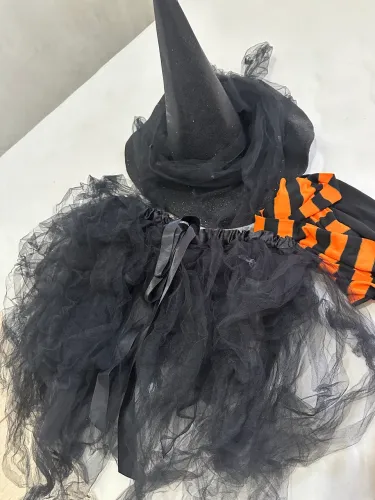 Fantasia de bruxa adulta P/M