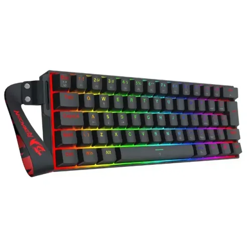 Teclado Magnético Gamer | Redragon K617RGB-MP-PT Fizz  | RGB | Switch Ambermag | Preto