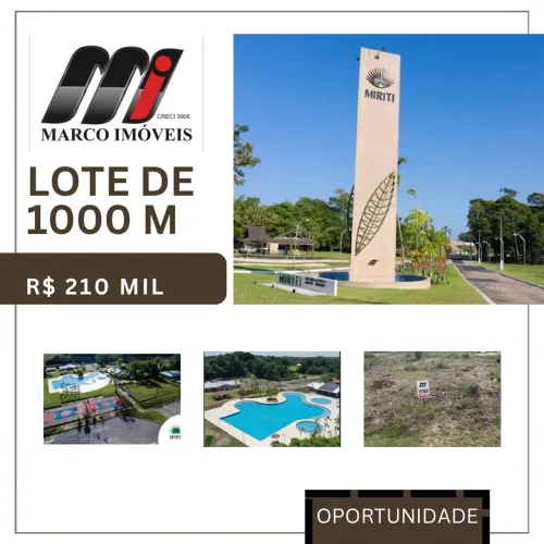 Lote no Condomínio Miriti