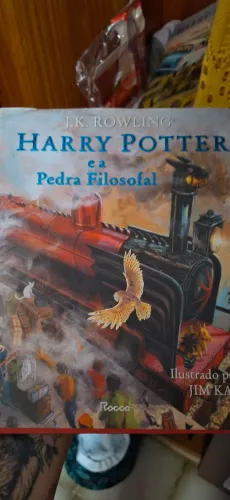 Livro ilustrativo harry potter( os dois por esse valor)