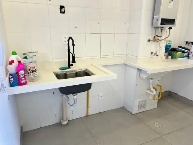 Pia de mármore cozinha e banheiro com Cuba