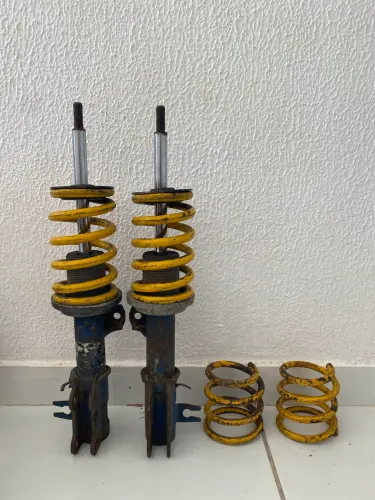 Amortecedores reduzidos tebao rosca para onix e prisma 