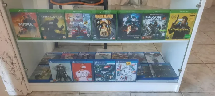Vendo Games de PS4 e Xbox one funcionando perfeitamente.