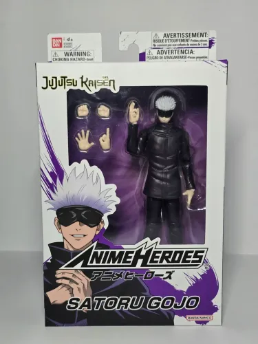 Jujutsu Kaisen Gojo Anime Heroes bandai lacrado