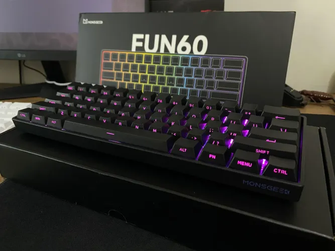 Teclado Magnetico Fun60 Pro - 8K Novo