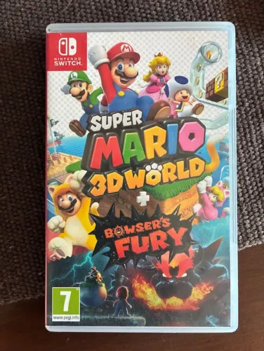 Super Mario 3d World Bowsers Bowser's Fury Jogo Mídia Física Switch