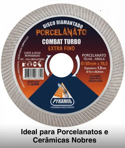 20 discos para porcelanato ultra fino Pyramid