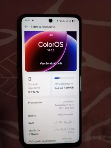 Celular oppo A5
