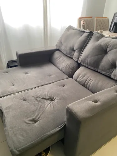 Sofá reclinável