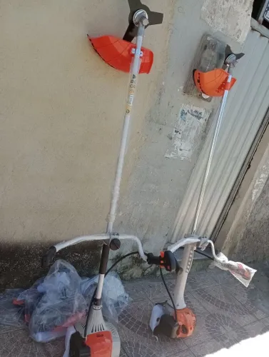 ROÇADEIRA 65CC 290 GASOLINA LINHA PROFISSIONAL NOVA COM KIT COMPLETO LÂMINAS E CARRETEL 