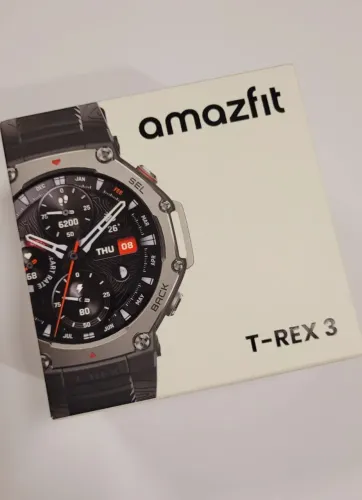 Relógio GPS Amazfit T-REX 3 (novo) _ strava, música, corrida, ciclismo, mapa