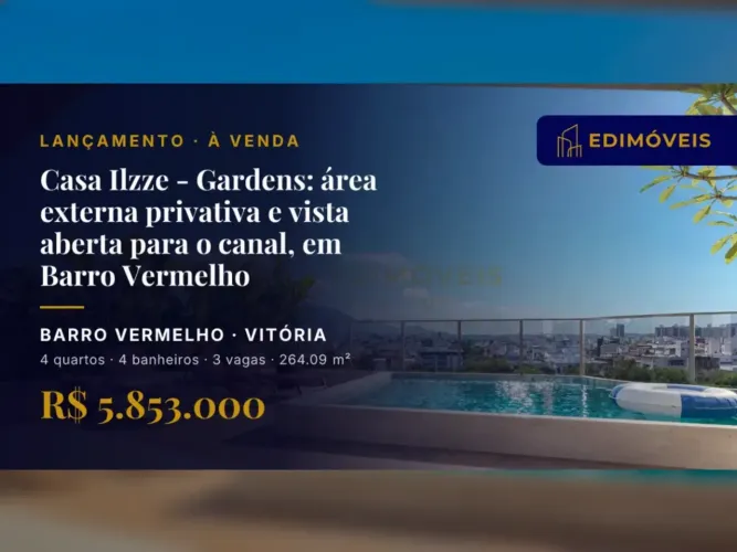 Linda área externa e segurança: apartamento garden em Barro Vermelho!