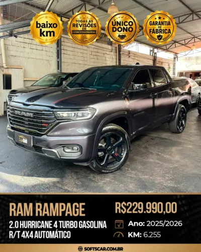 Ram Rampage R/T Hurric. 4 2.0 TB CD 4X4 Aut. 2026