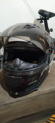 Capacete Stealth Preto Novo Tamanho 60