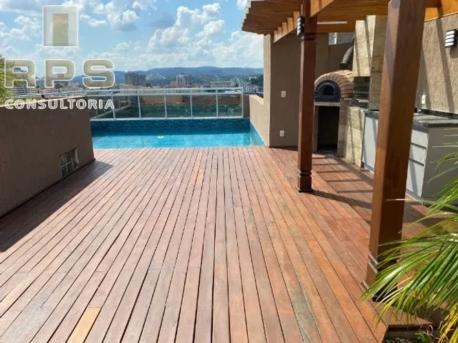 Apartamento cobertura para aluguel com 02 dormitórios, sendo 01 suíte, terraço com piscina