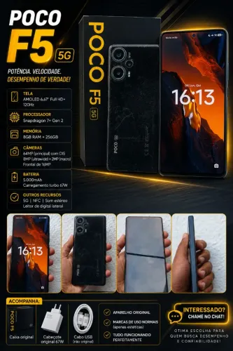 POCO F5 256 GB 8 RAM