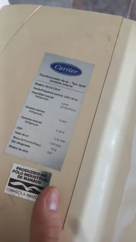 Evaporadora Ar-condicionado Carrier Split 30mil Btus