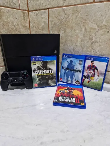 Playstation 4 FAT de 1,5 TB (IMPECÁVEL)