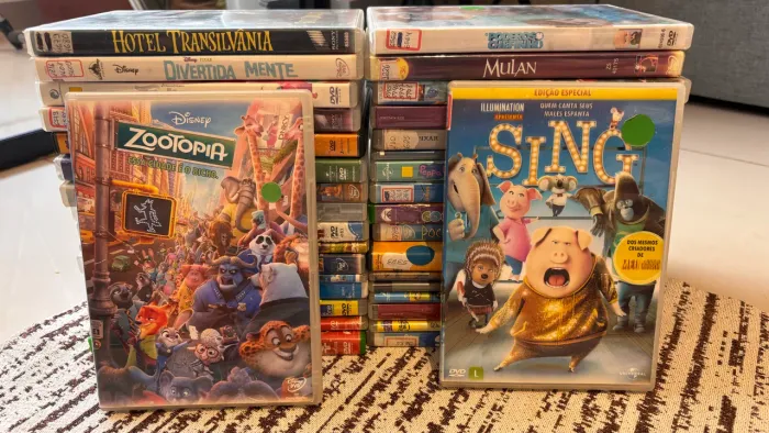 Filmes infantis em DvD