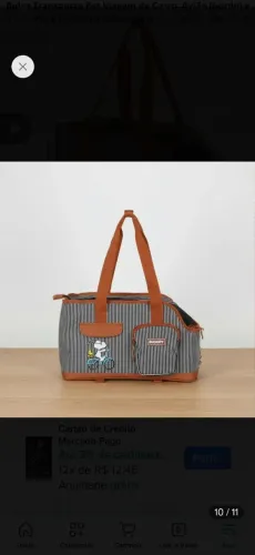 Bolsa de Transporte Snoopy