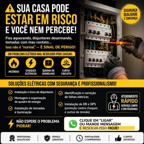Serviços de eletricista 
