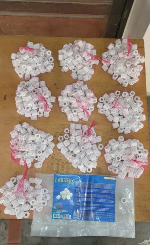 10 LITROS MÍDIAS CERÂMICAS FILTRANTES NOVAS MIRACLE BABY SEM USO