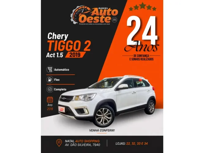 Chery Tiggo 2 ACT 1.5 16V Flex Aut.5p 2019
