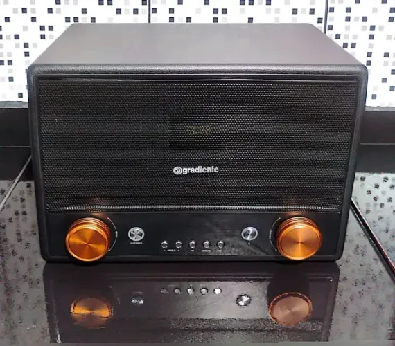 Caixa de Som Gradiente 5,5" 1000W 3D Preto GCR108 - Bivolt!!!