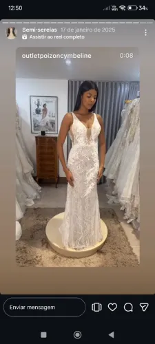 Lindo vestido de Noiva e Festa 