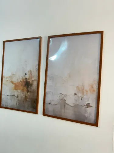 Quadro Decorativo Abstrato Reflexo do Outono