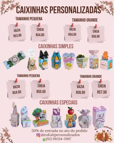 Personalizados para festas