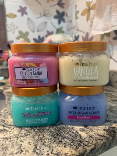 Kit 4 esfoliantes tree hut originais novos