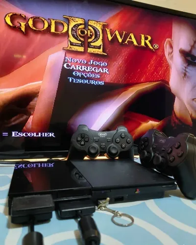 Ps2 Desbloqueado ÓTIMO ESTADO + 2 CONTROLES (FACILITO ENTREGA)