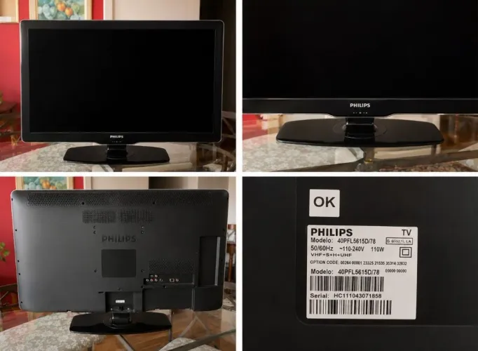 TV Philips 40" Full HD 40PFL5615D/78 - Excelente estado + Controle remoto original